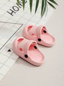 Children's Soft High Elastic Anti-Slip EVA Sandals, Summer - Pink - View 5