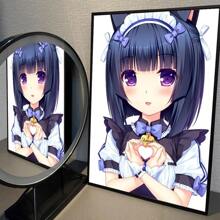 1pc Vanilla Anime Canvas Painting Cafe Bar Room Wall Decor Unframed