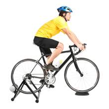 Eatssode Soporte para bicicleta de entrenamiento para interiores Soporte para bicicleta de bajo ruido Soportes para bicicletas estacionarias Soporte para bicicleta de entrenamiento para interiores ajustable para bicicletas de 26 a 29 pulgadas y bicicletas 700C