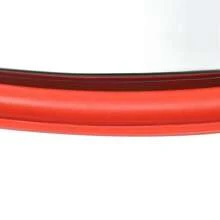 Convex Traffic Mirror 24"(60cm) Corner Mirror For Blind Spot, Garage, Warehouse, Business, Office And Traffic Security, Safety Mirrors For Corners Indoor Outdoor, Clear View - Red - View 8