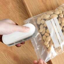 Mini Bag Sealer, 3 Packs Portable Heat Vacuum Sealers, Chip Bag Sealer With Cutter 2 In 1 Heat Sealer Food Sealer Bag Resealer Handheld With Hook For Plastic Bags Food Storage