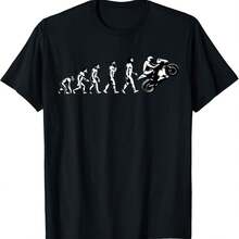 Motorcycle Evolution Race Bike Wheelie Motorbike Biker T-Shirt