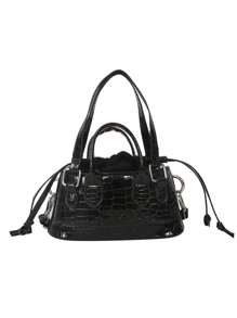 1pc Girls New Mini Fashion Simple Crocodile Pattern Pu Material Crossbody Bag With Adjustable Shoulder Strap, Fashionable And Versatile, Casual Commuting, Shopping, Party And Holiday Gifts