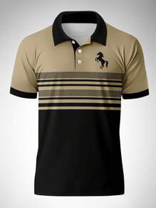 Men's Casual Business Chic Short Sleeve Polo Shirt