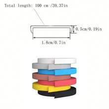 Cabinet Edge Strip Board Edge Strip U-Shaped Self-Adhesive Edge Strip Wardrobe Plank Furniture Edge Strip