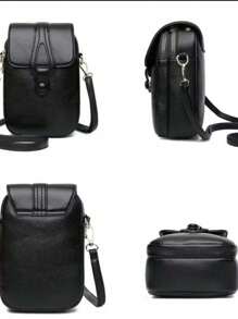 New Stylish Women Shoulder Cell Phone Bag, FASHION SHOPE - Coffee Brown - View 6