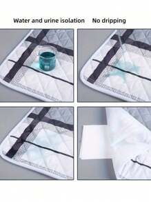 Almohadilla menstrual reutilizable a prueba de fugas, protector de colchón lavable e impermeable, adecuado para mujeres durante el período, incontinencia, enuresis, adultos y ancianos - Multicolor - Ver 4