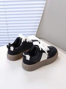 1 par Zapatos deportivos de primavera para niños/unisex, zapatillas casuales de moda multicolor