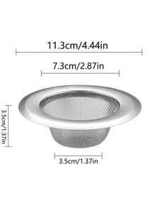 1 件厨房水槽滤网手柄、RV 厨房水槽、水槽废物过滤器、不锈钢水槽洗碗机料斗、餐厅水槽过滤器、不锈钢厨房水槽过滤器排水过滤器塞废物收集器工具 - 銀色 - 查看 9