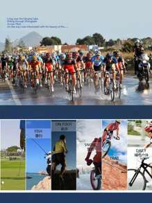 1 Pair Of Fashionable And Colorful Half Frame Outdoor Sports Goggles, Adult Windproof And Sand Proof Hiking Goggles, Mountain Bike Riding Goggles, Driving Goggles, Outdoor Bike Accessories, Fishing Goggles, Sports Outdoor Equipment, Riding Glasses - Multicolor - View 3