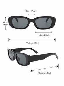 2 Packs Kids Fashion Cat Eye Fashion Glasses Small Frame Triangle Fashion Glasses With Glasses Case