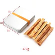 Kit de palos de fatwood con caja cortados a mano para manualidades, regalos, envoltura, kit de supervivencia - Caqui - Ver 7