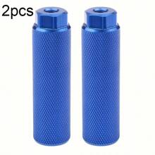 Bike Pegs 2Pcs Aluminum Alloy Anti-Skid Lead Foot Bicycle Pegs 3/8 Inch Axles For Mountain Bike Cycling Rear Stunt Pegs - Multicolor - View 10