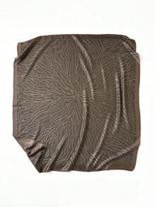 1pc Women Textured Pattern Metallic Thread Head Scarf, Fashion Versatile Oblong Scarf, Suitable For Daily Wear - Multicolor - View 10