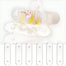 10pcs Press On Nail Display Plate Acrylic Fake Nail Colour Type Holder Magnetic Adsorption Reusable Salon Manicure Display Board
