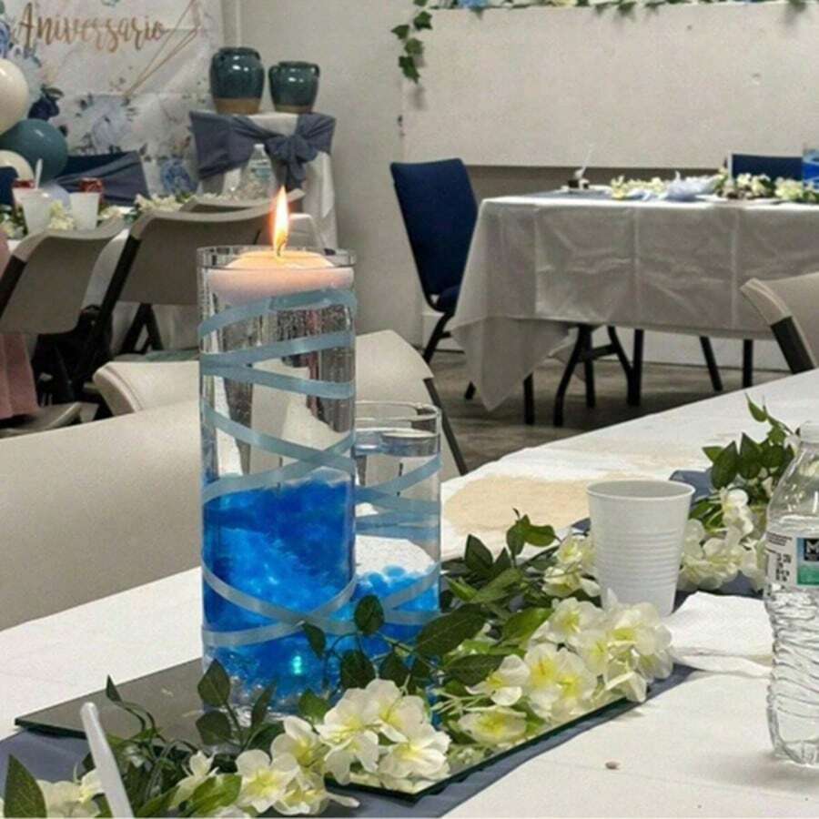 10000 件透明花瓶填充珠，用于漂浮人造珍珠的花瓶填充物，漂浮蜡烛制作，婚礼中心装饰，花卉插花拉玛装饰拉玛 - 彩色 - 查看 1