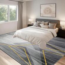 700g/㎡ Crystal Velvet Bohemian Style Solid Color Area Rug, Soft Non-Slip Machine Washable Carpet For Indoor/Outdoor Living Room Bedroom Kitchen Office Home Decoration, Vintage Faded Traditional Floor Mat Back To School