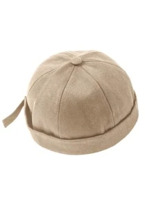 1 件纯色休闲涤纶绗缝情侣帽、渔夫帽、四季时尚百搭 - 堆堆帽 - 查看 14