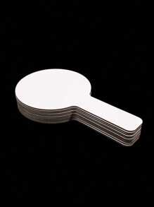 10Pcs Mini Dry Erase Answer Paddles, Handheld Double Sided Paddles Mini White Boards Small White Board Dry Erase Signs Auction Paddl,Repeatable Erasable, Handheld Writing Board Auction Whiteboard Home Supplies Message Graffiti Paper Board,School Supplies,Back To School