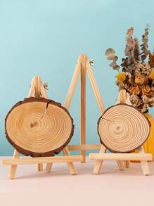 Wooden Display Stand For Artwork, Mini Easel, Multi-Functional Painting Showcase, Triangle Phone And TV Stand Back To School