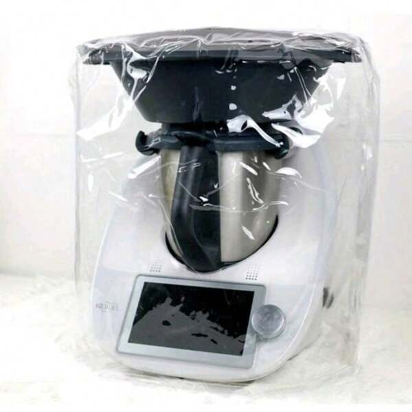 غطاء واقي شفاف ومقاوم للشحوم والدخان لروبوت المطبخ Thermomix TM5/TM6، غطاء تغطية بسيط لروبوت المطبخ