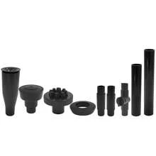 9pcs Fountain Pump Nozzle Set Adjustable Height Waterfall Sprinkler Spray Heads For Submersible Pump - Black - View 10