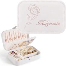 1pc, Custom Name, Personalized Jewelry Box, Ring And Necklace Zipper Jewelry Box, Gifts For Girls, Friends And Mothers, Exquisite Jewelry Box, Christmas Gift, New Year Gift, Holiday Gift, Blessing Gift - Multicolor - View 22