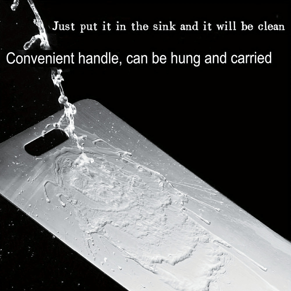 1 件，砧板，不锈钢切菜板，砧板，奶酪熟食板，肉类熟食板，奶酪，面包，蔬菜和水果，家庭宿舍切菜板，厨房小工具，家庭礼物销售 - 銀色 - 查看 2