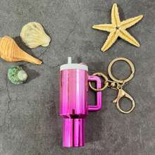 Gradient Mini Water Cup Keychain - 1/3pcs New Perfect Gift For Others - Multicolor - View 7