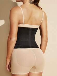 1pc Women Body Shaper Waist Trainer Girdle - 黑色 - 查看 8