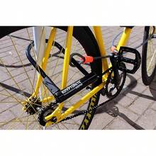 Kryptonite Keeper - Bloqueo en U estándar para Bicicleta, antirrobo de Alta Resistencia, se Vende Plata Segura, grillete de 12 mm con Soporte de Montaje y Llaves para Bicicleta, Motocicleta, Scooter, - Cable estándar w - Ver 6