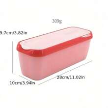 2 buc/1 buc, recipient pentru inghetata, lingura pentru inghetata, recipient pentru crema, cutie pentru inghetata, cutie pentru depozitare deserturi, cutie pentru depozitare creme, reutilizabila, izolata, depozitare inghetata de casa, instrumente pentru prepararea inghetatai - Multicolor - Vizualizare 17