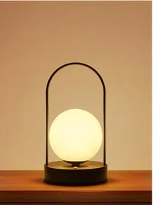 1 件无绳充电灯，触摸控制，3 色可调光，创意夜灯适用于卧室、客厅、办公室、餐厅、书房，豪华高端，也适合露营和户外用作灯笼