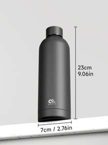 Meoky 17 oz Insulated Water Bottle with Unique Small Mouth, 12-Hour Cold Retention, Leak-Proof Double-Wall Stainless Steel, Perfect for Sports, Gym, Travel, and School - 黑色 - 查看 6
