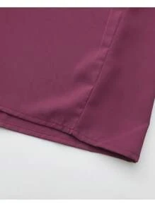 Men's Loose Robe, Arab Youth Purple Casual Long Robe, Cooling - Violet Purple - View 7