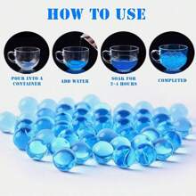 10000 件透明花瓶填充珠，用于漂浮人造珍珠的花瓶填充物，漂浮蜡烛制作，婚礼中心装饰，花卉插花拉玛装饰拉玛 - 彩色 - 查看 7