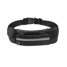 轻便防水运动腰包，配有水瓶架和防水手机收纳袋，适合户外活动 - 彩色 - 查看 6