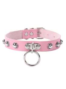 1pc Fashionable Adjustable Choker Necklace, Versatile Neck Chain, Pink Series, Perfect Gift Idea For Valentine's Day, Christmas, Suitable For Daily Wear, Festival, Party, Performance - Multicolor - View 21