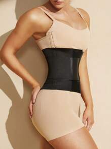 1pc Women Body Shaper Waist Trainer Girdle - 黑色 - 查看 7