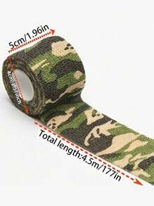 1 件迷彩贴纸 - 无纺布防刮胶带，保护您的自行车车架和前叉 - 彩色 - 查看 2