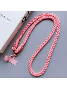 1 件通用手机挂绳，带卡夹和心形吊坠，聚酰胺编织斜挎带，防丢失手机壳挂链，适合送给母亲、家人、朋友、生日、节日的礼物，手机挂饰，手机链 - 彩色 - 查看 21