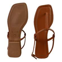 Flat Sandals - Camel - View 4
