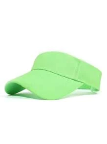 Summer Sun Hats Men Women Cotton Adjustable Visor UV Protection Top Empty Solid Sport Tennis Golf Running Sunscreen Baseball Cap