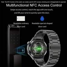 KENPANG Reloj inteligente deportivo para exteriores Nuevo 2025, Hombres 5 Max, Pantalla táctil completa HD de 1.53 pulgadas (3.89cm), Llamada inalámbrica, Control NFC, Trayectoria de movimiento, Brújula, Reloj inteligente multideportivo, Monitor de frecuencia cardíaca/sueño/acondicionamiento físico, Compatible con Android e iOS, Buen regalo.