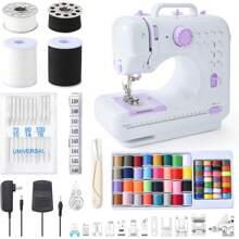 Sewing Machine For Beginners Heavy Duty Sewing Machine 12 Built-In Stitches With Reverse Sewing With Sewing Accessories - 查看 3