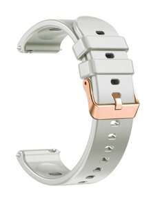 18mm Silicone Strap With Rose Gold Clasp, Suitable For Garmin Vivoactive 3S 4S/Vivomove 3S Active S/Rey/Move 3S Forerunner 255S 265S Venu 3S 2S,And For Watch GT 4/5 41mm GT 5 Pro 42mm -Watchband For Women And Girls Smart Watch Accessories. - 18mm - View 13