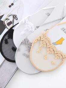 1/2/4 Pairs Of Women's Socks, Ultra-Thin Invisible Lace Non-Slip Boat Socks, Comfortable And Soft High-Elastic Shallow Ankle Socks In Summer, Novel And Interesting Solid Color Socks, Fashionable White Socks, Suitable For Daily Travel And Party Use Boat Socks, Casual Holiday Gifts Mother's Day, Easter Spring And Summer New, Wedding Anniversary Whimsical Gothic Style Four Seasons Gifts, Black Socks