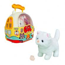 Electronic Plush Dog Interactive Toy With Backpack Carrier With Accessories - Red - View 4