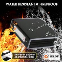 3 Ring Binder 3 Inch,Fireproof Round Ring Binder With Zipper,Holds 675 Sheets For 8.5"X11",Non-Stick,PVC-Free,Pen Holder, For Home School Office (Black, 1 Pack)