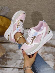 Fall/Winter Women's Fashion Casual Platform Thick Soled Sneakers